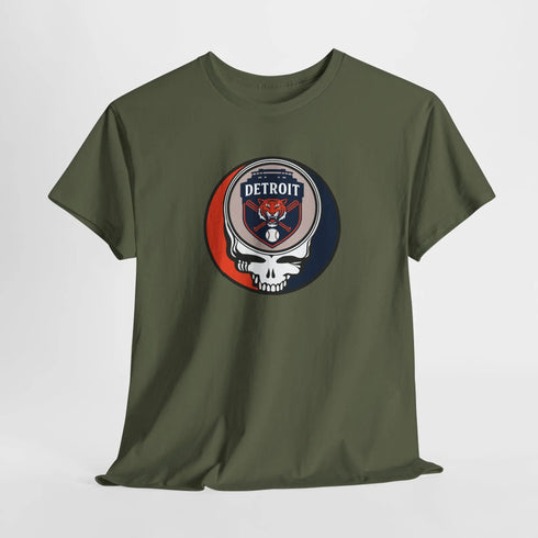 Grateful Dead - Detroit Tigers Grateful Dead Steal Your Face T-Shirt - MLB - StealieShop